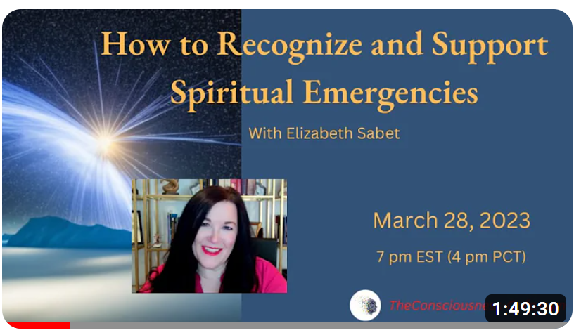 How to recognize and support spiritual emergencies elizabeth sabet